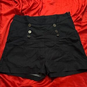 RockSteady Black High Waist Women's Shorts